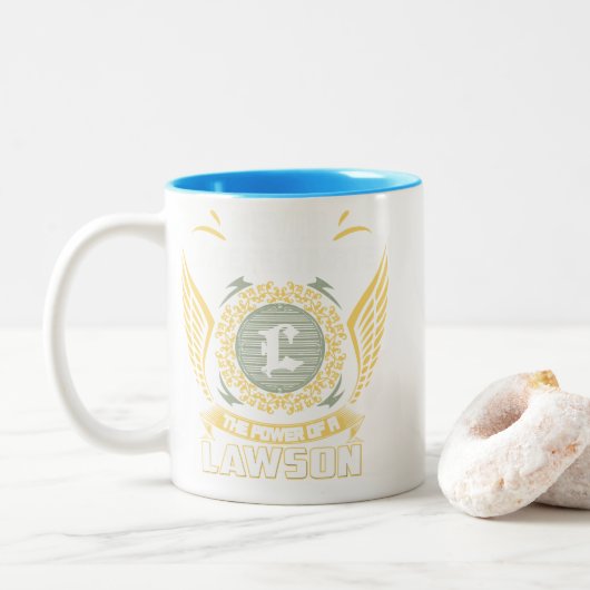 Never Underestimate The Power Of A Lawson Tweekleurige Koffiemok (Met donut)