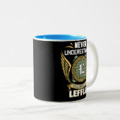 Never Underestimate The Power Of A Leffler Tweekleurige Koffiemok (Voorkant rechts)