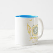 Never Underestimate The Power Of A Levin Tweekleurige Koffiemok (Voorkant rechts)