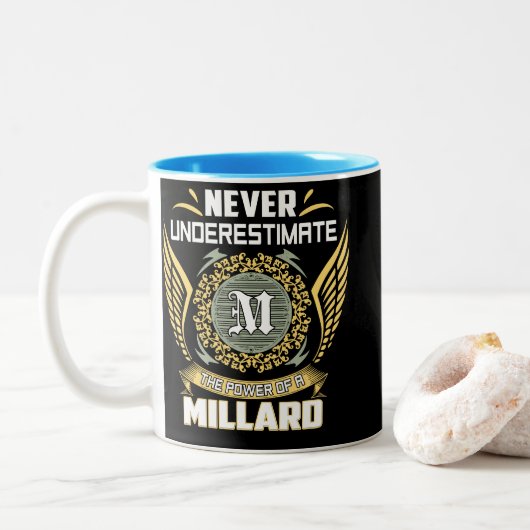 Never Underestimate The Power Of A Millard Tweekleurige Koffiemok (Met donut)