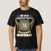 Never Underestimate The Power Of A Mowbray T-shirt (Voorkant)