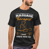 never underestimate this massage therapist massage t-shirt (Voorkant)