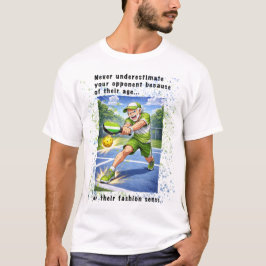 Never Underestimate Your Opponent Pickleball T-shirt