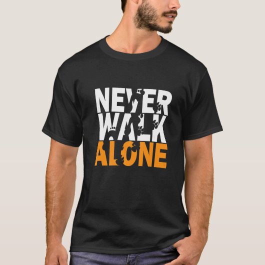 Never Walks Alone Dog Animal Dog Owner Dog Lover T-shirt (Voorkant)