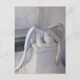 Never Weep Alone Angel Briefkaart (voorste uitzich