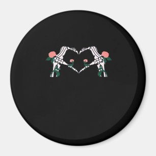 Never Wilts - Skelet Handen Rozen Magneet