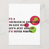never wrong briefkaart (Voorkant)