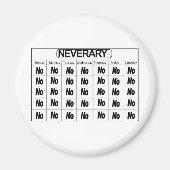 Neverary Calendar Magneet (Voorkant)