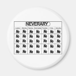 Neverary Calendar Magneet