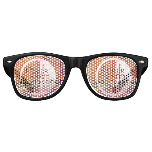 #NEVERENDNOVEMBER Shades Retro Zonnebril (Voorkant)