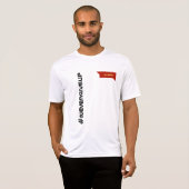 #nevergiveup nieuwe logo Runner team T-shirt (Voorkant volledig)