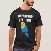 Nevermind Budgerigar Time T-shirt (Voorkant)