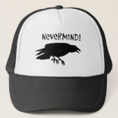 Nevermind Poe's Raven Trucker Pet (Voorkant)