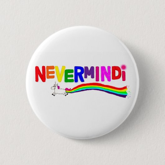 Nevermindi Button Logo (Voorkant)