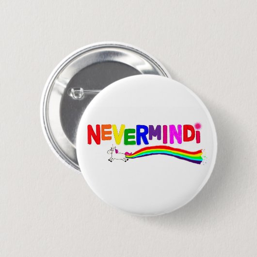 Nevermindi Button Logo (Voorkant /achterkant)