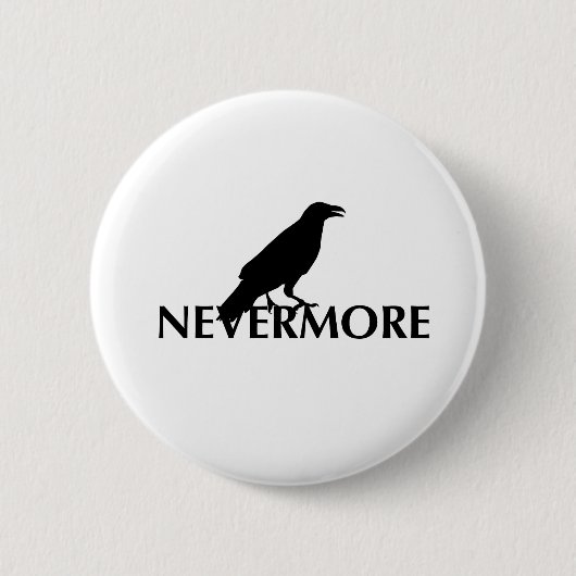 Nevermore 2 ronde button 5,7 cm (Voorkant)