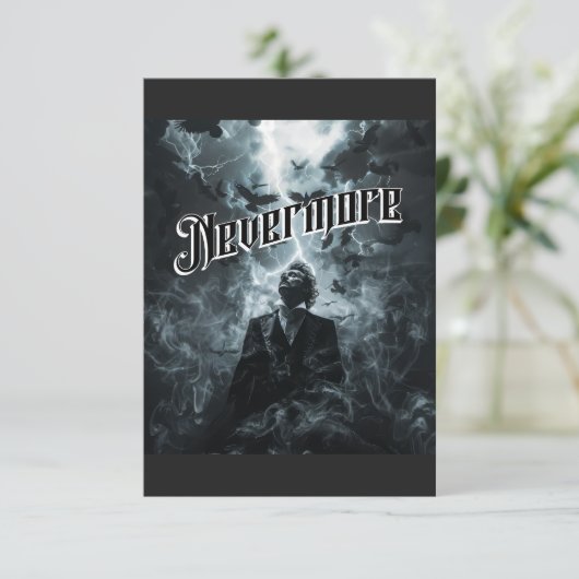 Nevermore Bedankkaart (Staand voorkant)