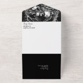 Nevermore Begraafplaats All In One Uitnodiging (Buitenkant)