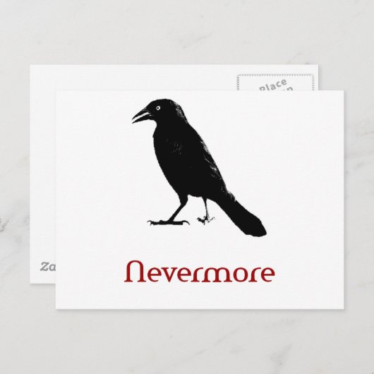 Nevermore Briefkaart (Voorkant / Achterkant)