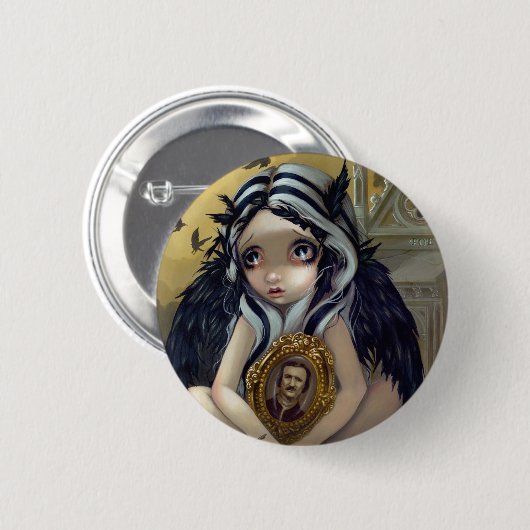 "Nevermore" Button (Voorkant /achterkant)
