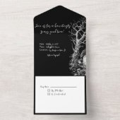 Nevermore Cemetery All In One Uitnodiging (Binnen)