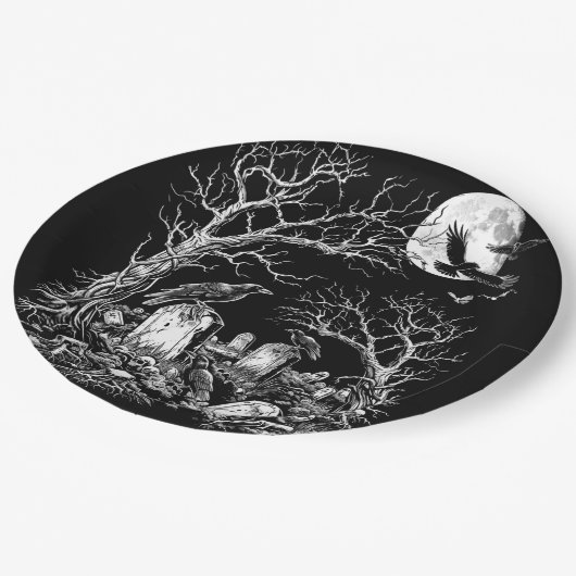 Nevermore Cemetery Papieren Bordje (Gekanteld)