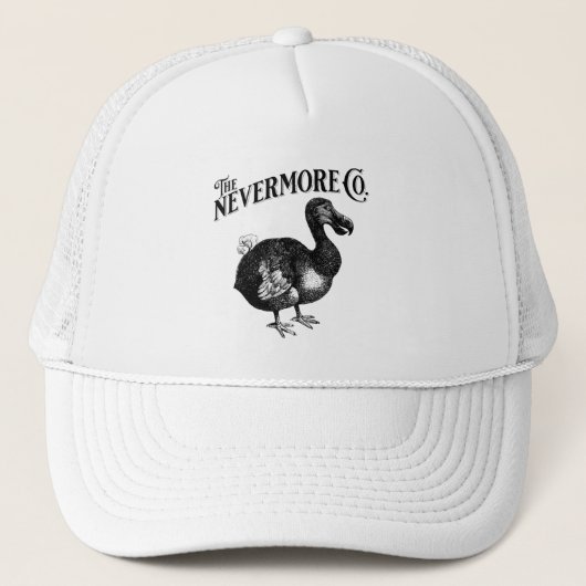 Nevermore Dodo Bird Trucker Hat Trucker Pet (Voorkant)