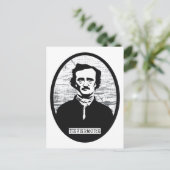 Nevermore Edgar Allan Poe Briefkaart (Staand voorkant)