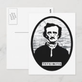 Nevermore Edgar Allan Poe Briefkaart (Voorkant / Achterkant)