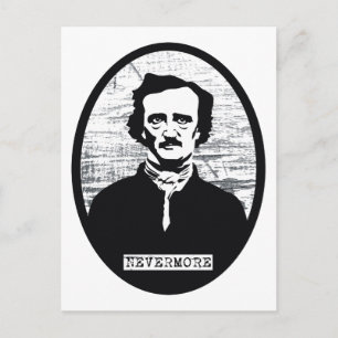 Nevermore Edgar Allan Poe Briefkaart