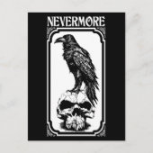 Nevermore | Edgar Allan Poe - Raven Briefkaart (Voorkant)