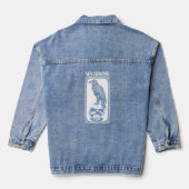 Nevermore | Edgar Allan Poe - Raven Denim Jacket (Achterkant)