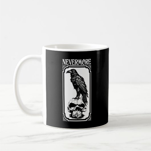 Nevermore | Edgar Allan Poe - Raven Koffiemok (Links)