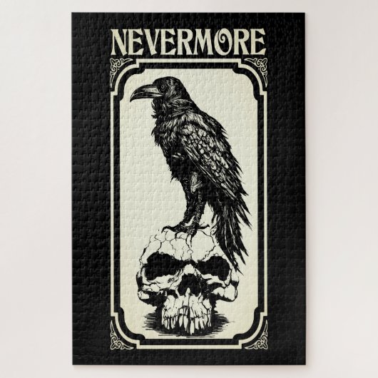 Nevermore | Edgar Allan Poe - Raven Legpuzzel (Verticaal)