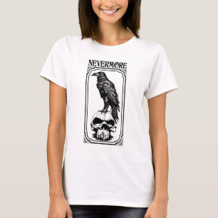 Nevermore   Edgar Allan Poe - Raven T-shirt