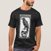 Nevermore | Edgar Allan Poe - Raven T-shirt (Voorkant)