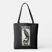 Nevermore | Edgar Allan Poe - Raven Tote Bag (Achterkant)