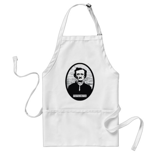 Nevermore Edgar Allan Poe Standaard Schort (Voorkant)