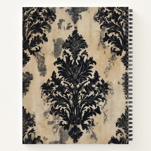 NEVERMORE Edgar Allen Poe Crow Notitieboek (Achterkant)