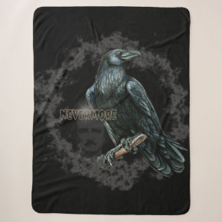 Nevermore - Edgar Allen Poe Sherpa Deken