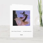 "Nevermore" Hands, Spooky Hair, Fake Bird Skeleton Kaart (Achterkant)