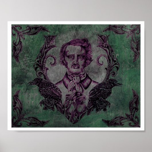 Nevermore in Green Poster (Voorkant)
