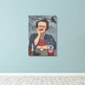 NEVERMORE POE CANVAS AFDRUK (Insitu (Houten vloer))