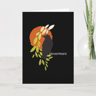 Nevermore - Raaf & Maan door Poe Kaart