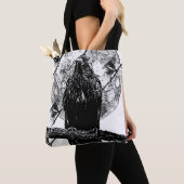 Nevermore Raven and the moon Tote Bag (Dichtbij)