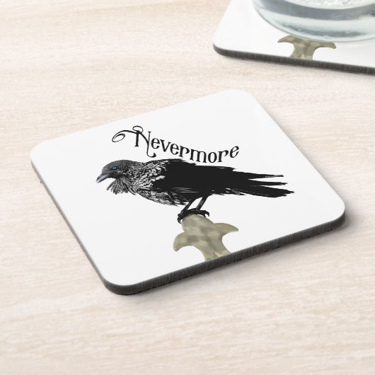 Nevermore Raven Bier Onderzetter (Linkerzijde)