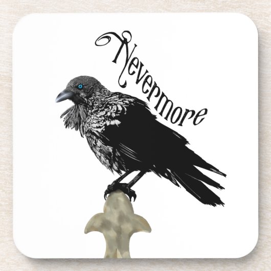 Nevermore Raven Bier Onderzetter (Voorkant)