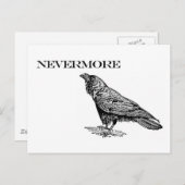 Nevermore Raven Briefkaart (Voorkant / Achterkant)