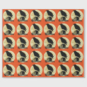 Nevermore Raven Cadeaupapier (Vlak)