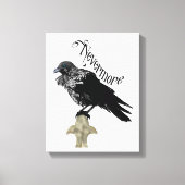 Nevermore Raven Canvas Afdruk (Voorkant)